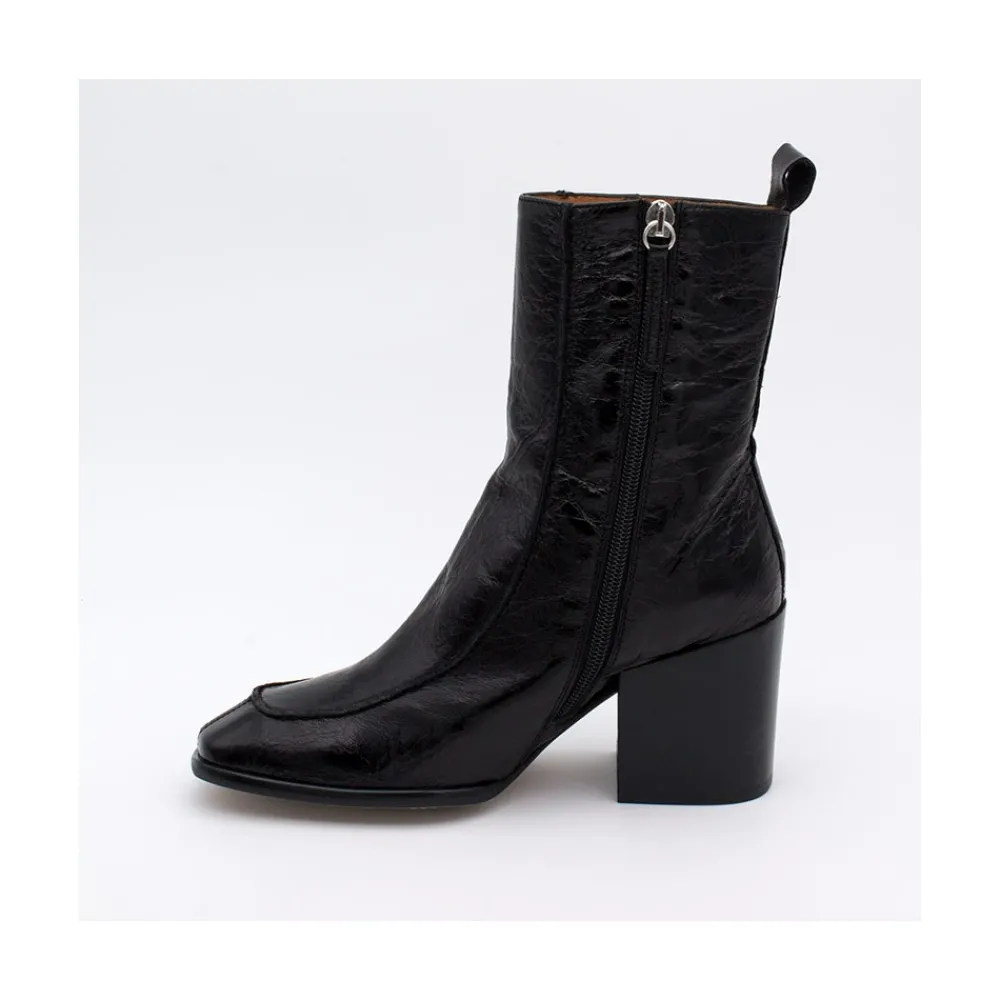ANGEL ALARCON Lebrock - Botines De Mujer Comodos Con Tacon Ancho