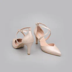 ANGEL ALARCON Liliam - Zapatos De Novia Tacon Medio Y Mini Plataforma Comodos Online
