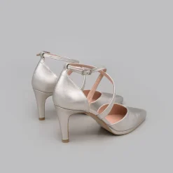 ANGEL ALARCON Liliam - Zapatos De Novia Tacon Medio Y Mini Plataforma Comodos Online