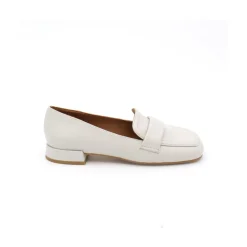 ANGEL ALARCON Lisa - Mocasin De Piel Plano De Punta Redonda Discount