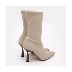 ANGEL ALARCON Lori - Botin Elastico Con Tacon Alto Y Punta Fina