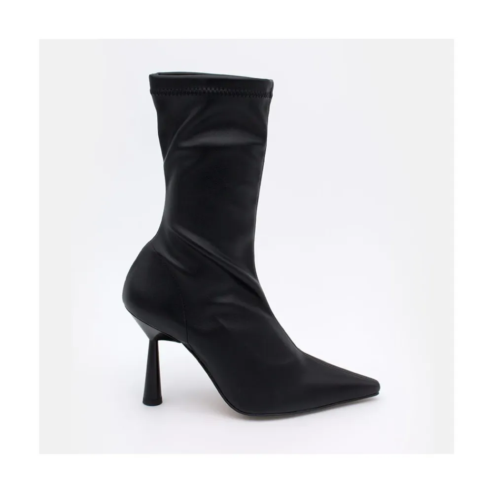 ANGEL ALARCON Lori - Botin Elastico Con Tacon Alto Y Punta Fina Best