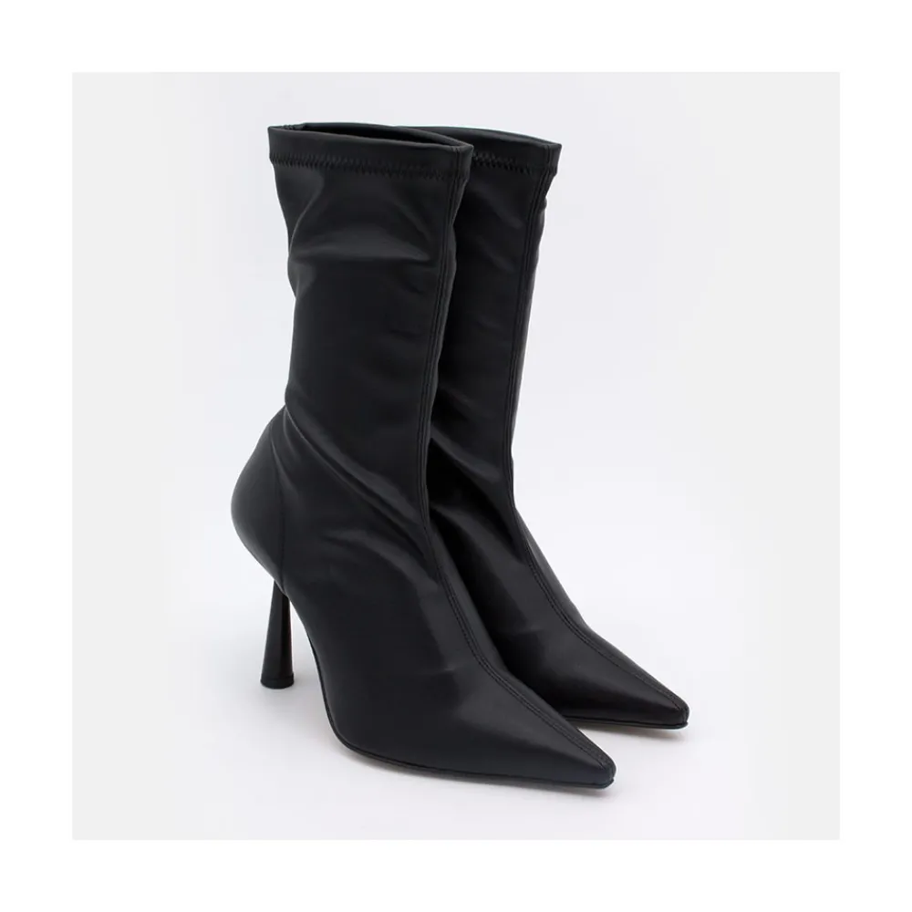 ANGEL ALARCON Lori - Botin Elastico Con Tacon Alto Y Punta Fina Best