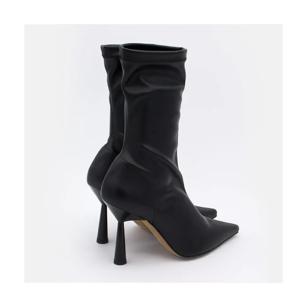 ANGEL ALARCON Lori - Botin Elastico Con Tacon Alto Y Punta Fina Best