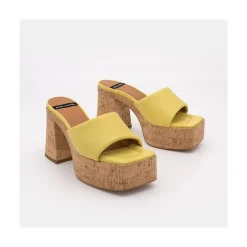 ANGEL ALARCON Mahalia - Mules De Plataforma De Corcho Sale