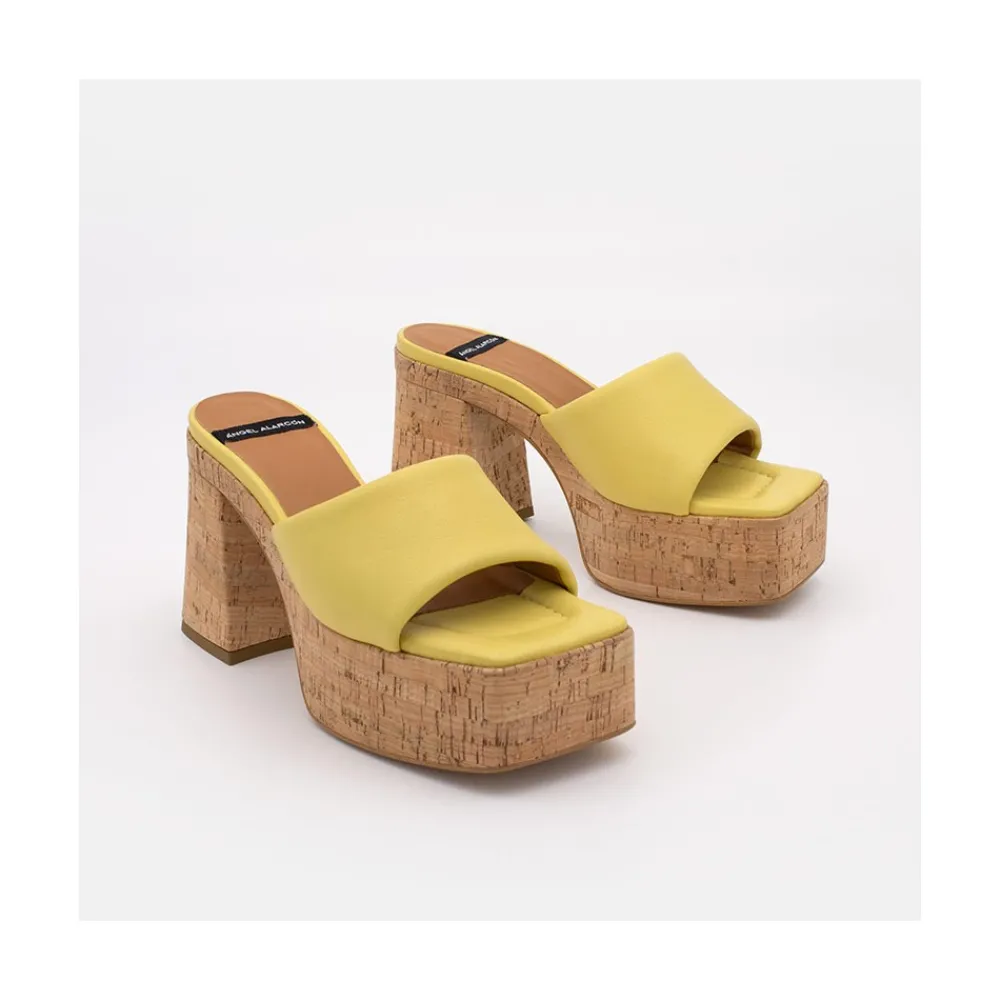 ANGEL ALARCON Mahalia - Mules De Plataforma De Corcho Sale