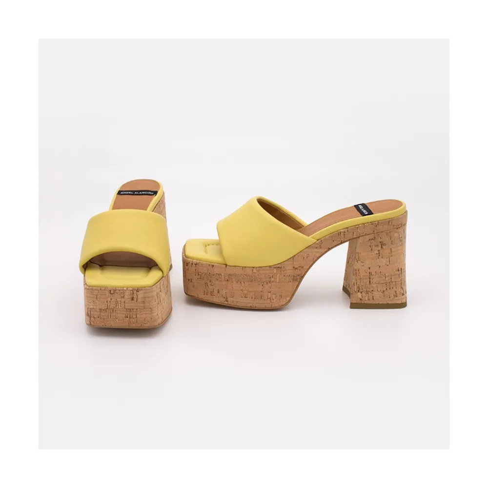 ANGEL ALARCON Mahalia - Mules De Plataforma De Corcho Sale
