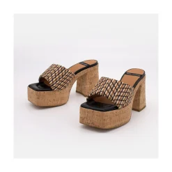 ANGEL ALARCON Mahalia - Mules De Plataforma De Corcho Outlet