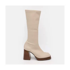 ANGEL ALARCON Managua - Botas Elasticas De Tipo Calcetin Con Tacon Geometrico Alto Best
