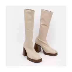 ANGEL ALARCON Managua - Botas Elasticas De Tipo Calcetin Con Tacon Geometrico Alto Best