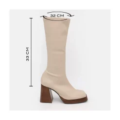 ANGEL ALARCON Managua - Botas Elasticas De Tipo Calcetin Con Tacon Geometrico Alto Best