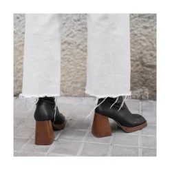 ANGEL ALARCON Managua - Botas Elasticas De Tipo Calcetin Con Tacon Geometrico Alto Sale
