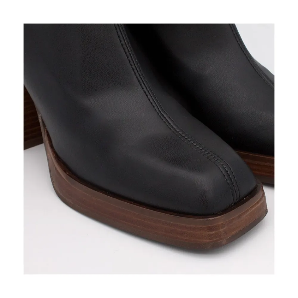 ANGEL ALARCON Managua - Botas Elasticas De Tipo Calcetin Con Tacon Geometrico Alto Sale