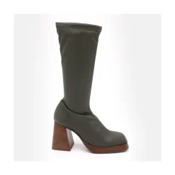 ANGEL ALARCON Managua - Botas Elasticas De Tipo Calcetin Con Tacon Geometrico Alto Online