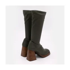 ANGEL ALARCON Managua - Botas Elasticas De Tipo Calcetin Con Tacon Geometrico Alto Online