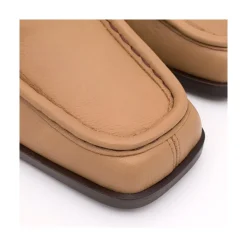 ANGEL ALARCON Milla - Zapato De Piel Con Cordoneras Y Tacon Ancho Clearance