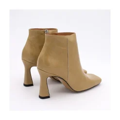 ANGEL ALARCON Minogue - Botines De Tacon Elegante De Piel Brillante Hot