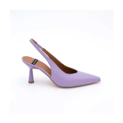 ANGEL ALARCON Monicamin - Stiletto Destalonado De Piel Con Tacon Medio Outlet