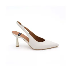 ANGEL ALARCON Monicamin - Stiletto Destalonado De Piel Con Tacon Medio Outlet