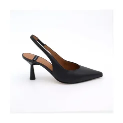 ANGEL ALARCON Monicamin - Stiletto Destalonado De Piel Con Tacon Medio Outlet