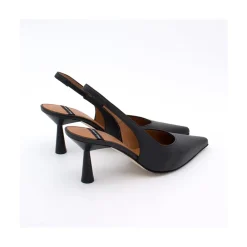 ANGEL ALARCON Monicamin - Stiletto Destalonado De Piel Con Tacon Medio Outlet