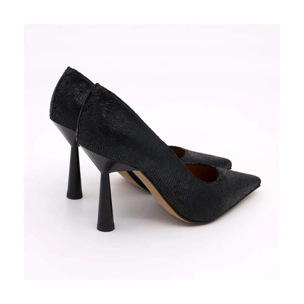 ANGEL ALARCON Moore - Stilettos Print Serp. Metalizada Hot