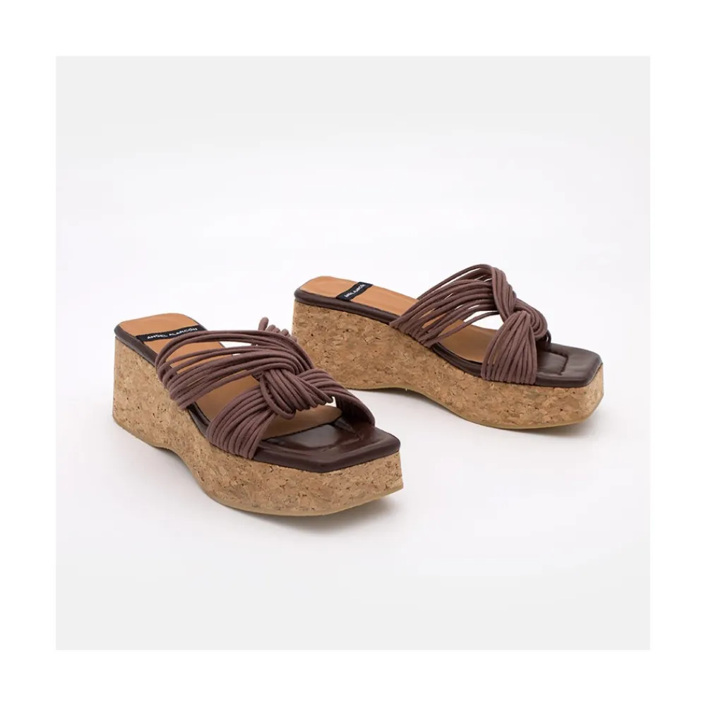 ANGEL ALARCON Nancy - Sandalia De Cuerdas Con Cuna De Corcho Outlet