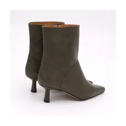 ANGEL ALARCON Nina - Botin De Cana Ancha Con Tacon Bajo Best