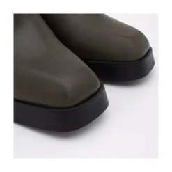 ANGEL ALARCON Olama - Botas De Mujer Comodas De Piel Con Tacon Chunky Y Plataforma Sale