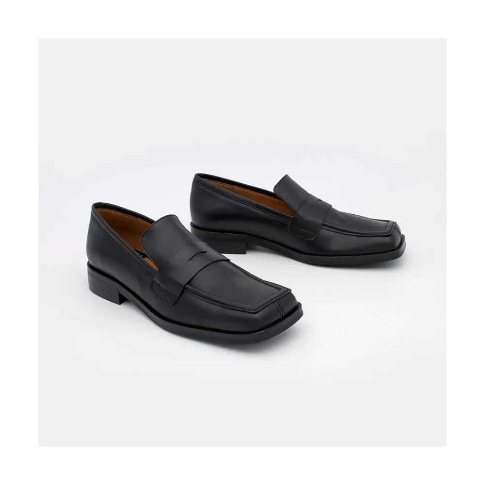 ANGEL ALARCON Otoro - Mocasines De Mujer De Piel Con Antifaz, Zapatos Planos Con Suela Gruesa Outlet