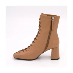 ANGEL ALARCON Pacuare - Botines Con Cordoneras Y Cremallera Con Tacon Ancho Clearance