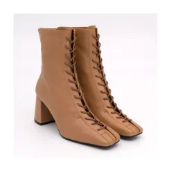 ANGEL ALARCON Pacuare - Botines Con Cordoneras Y Cremallera Con Tacon Ancho Clearance