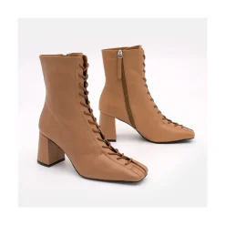 ANGEL ALARCON Pacuare - Botines Con Cordoneras Y Cremallera Con Tacon Ancho Clearance