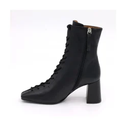 ANGEL ALARCON Pacuare - Botines Con Cordoneras Y Cremallera Con Tacon Ancho New