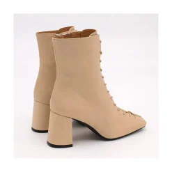 ANGEL ALARCON Pacuare - Botines Con Cordoneras Y Cremallera Con Tacon Ancho Clearance