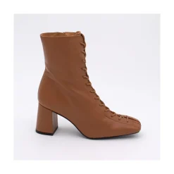 ANGEL ALARCON Pacuare - Botines Con Cordoneras Y Cremallera Con Tacon Ancho Hot