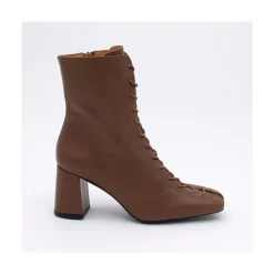ANGEL ALARCON Pacuare - Botines Con Cordoneras Y Cremallera Con Tacon Ancho Discount