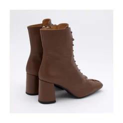 ANGEL ALARCON Pacuare - Botines Con Cordoneras Y Cremallera Con Tacon Ancho Discount