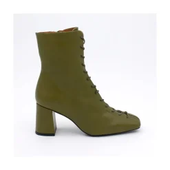 ANGEL ALARCON Pacuare - Botines Con Cordoneras Y Cremallera Con Tacon Ancho Best