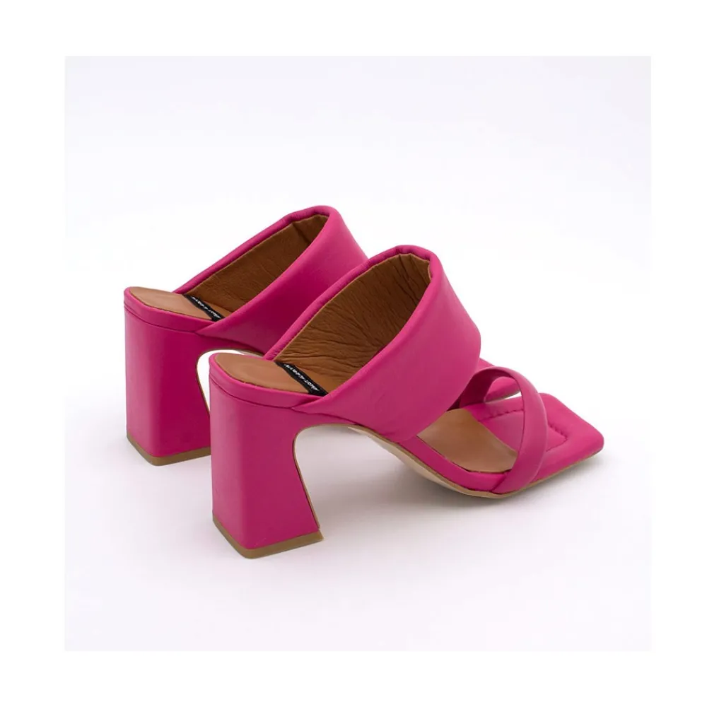 ANGEL ALARCON Parton - Sandalias Acolchadas Con Tacon Outlet