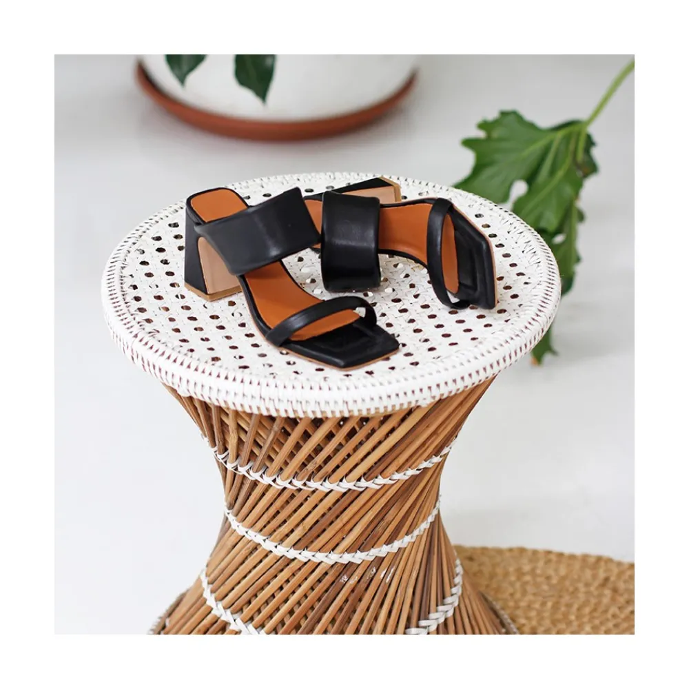 ANGEL ALARCON Parton - Sandalias Acolchadas Con Tacon Outlet