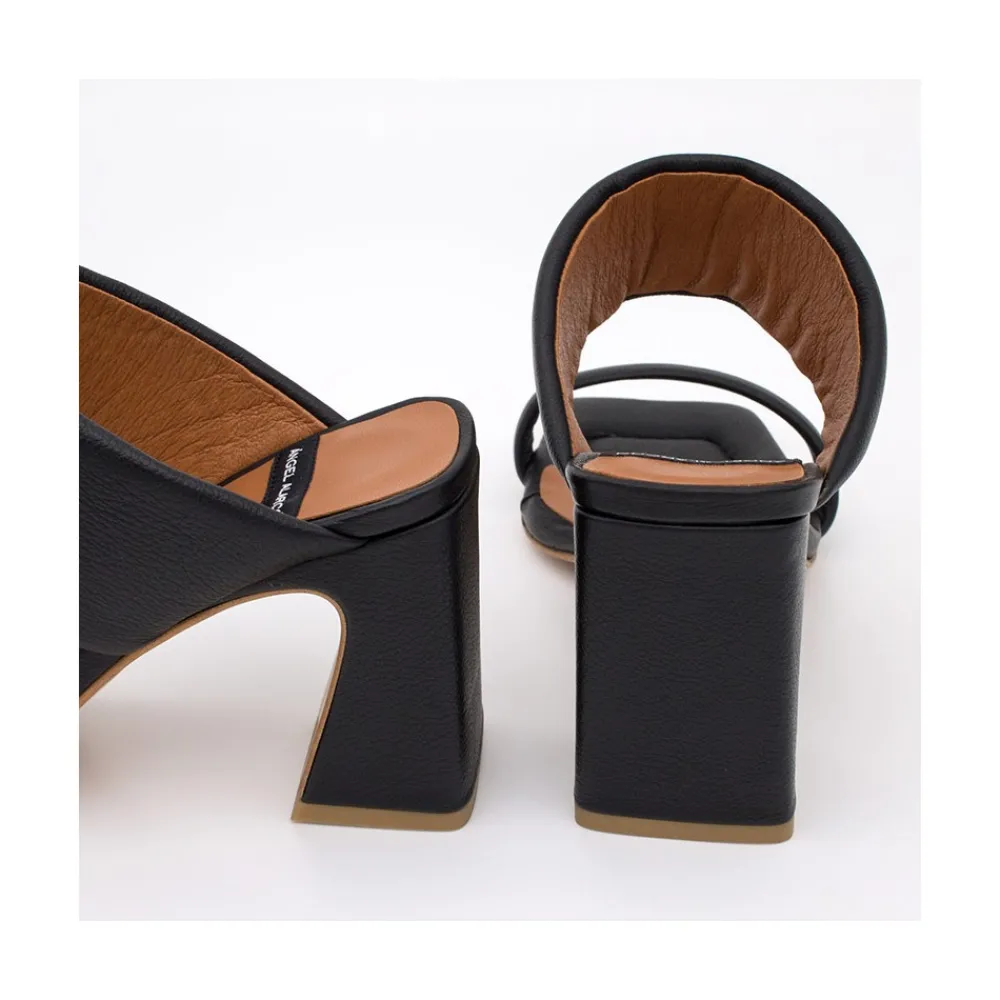 ANGEL ALARCON Parton - Sandalias Acolchadas Con Tacon Outlet