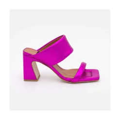 ANGEL ALARCON Parton - Sandalias Metalizadas Acolchadas Con Tacon Outlet