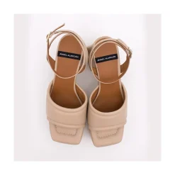 ANGEL ALARCON Patti - Sandalia Acolchada De Tacon Ancho Y Plataforma Outlet