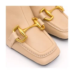 ANGEL ALARCON Pryor - Botin De Piel Con Adorno Metalico Y Cremallera New