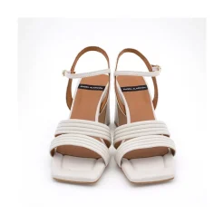 ANGEL ALARCON Robyn - Sandalias De Piel De Tiras Con Tacon Alto New