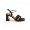 ANGEL ALARCON Robyn - Sandalias De Piel De Tiras Con Tacon Alto Outlet