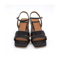 ANGEL ALARCON Robyn - Sandalias De Piel De Tiras Con Tacon Alto Outlet
