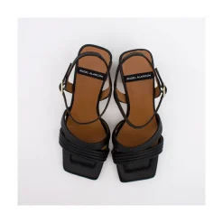 ANGEL ALARCON Robyn - Sandalias De Piel De Tiras Con Tacon Alto Outlet