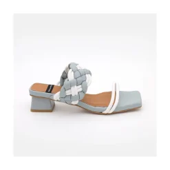 ANGEL ALARCON Romy - Sandalia De Tiras Acolchadas Con Tacon Bajo Discount